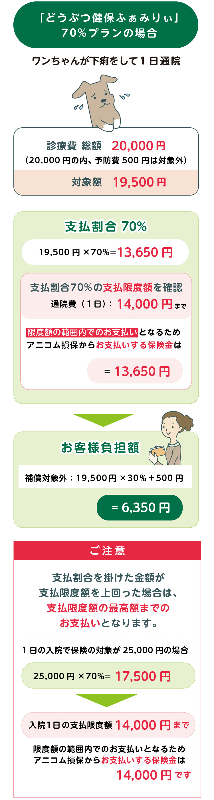 アニコム損保のペット保険 どうぶつ健保 お支払い事例 ｉ保険